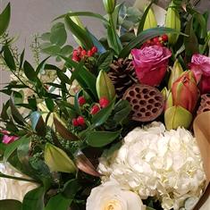 Winter hand tied  with colour touch