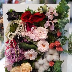 Stabilazed flower photo frame