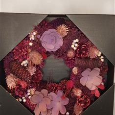 Autumn wreath purple